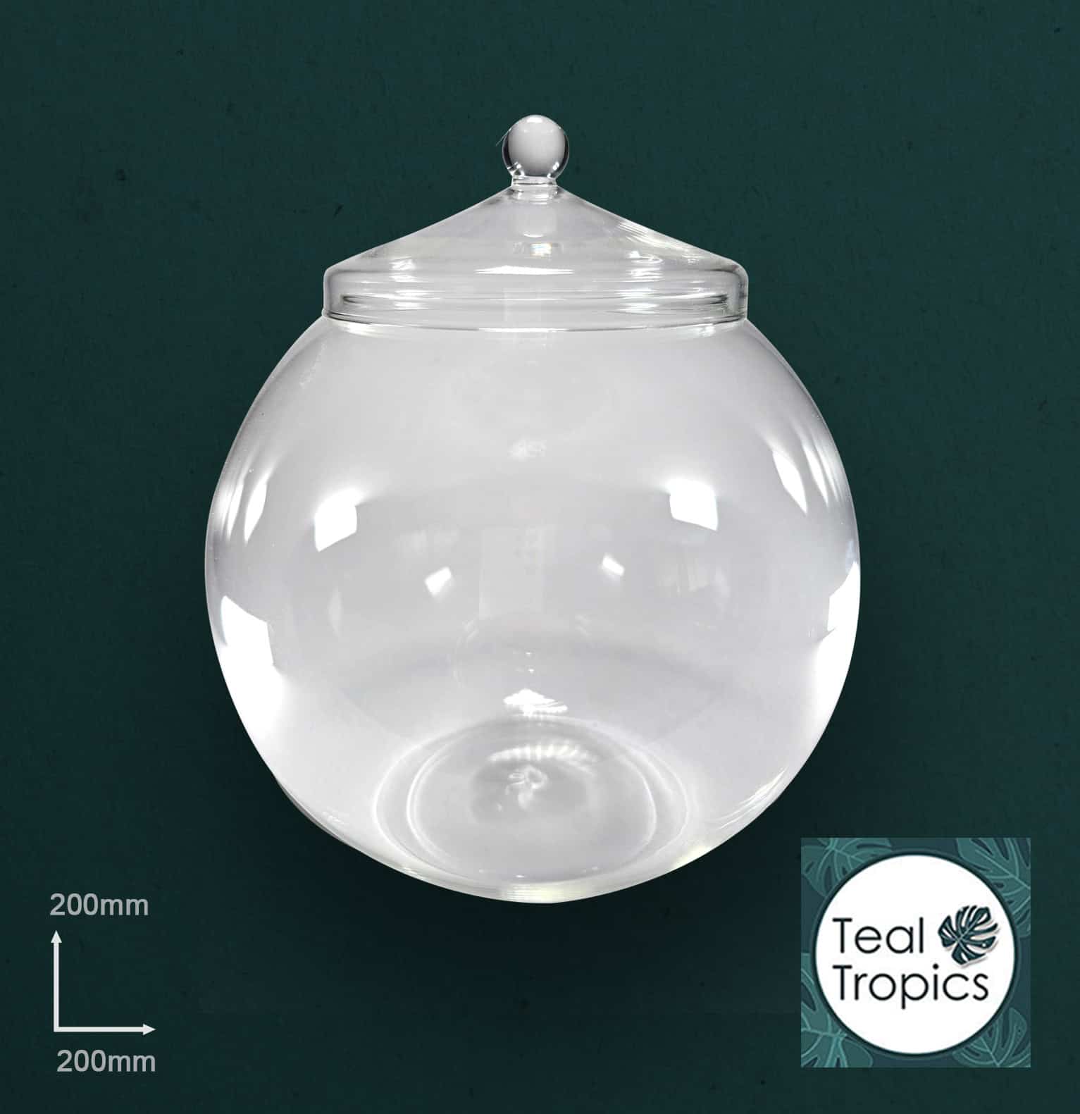 Large Globe Glass Jar